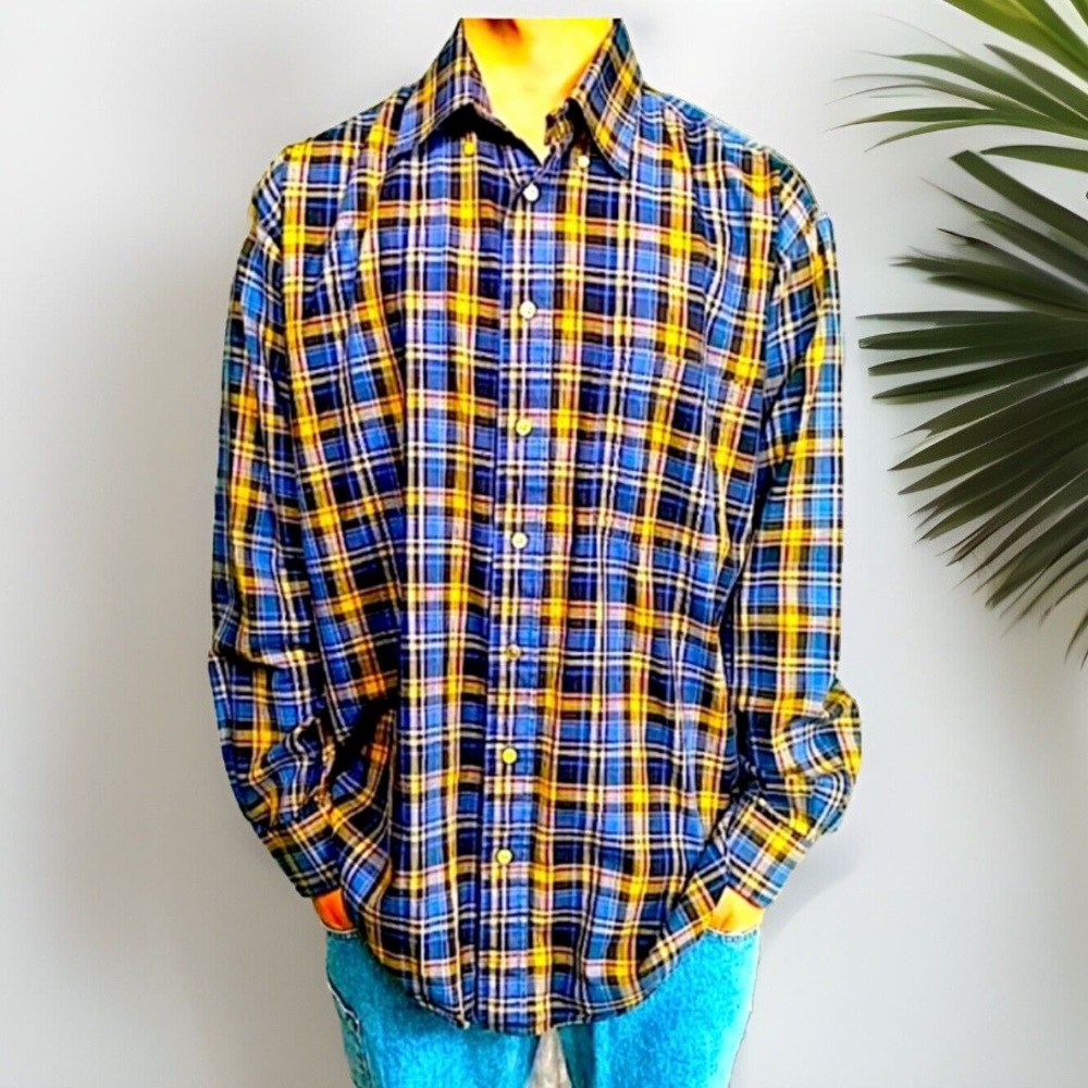 Authentic Burberry Small Scale Check Stretch Cott… - image 2